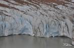A linha de frente do Glaciar Grande, na Laguna Torre, Parque Nacional Los Glaciares, perto de El Chaltén, na Argentina